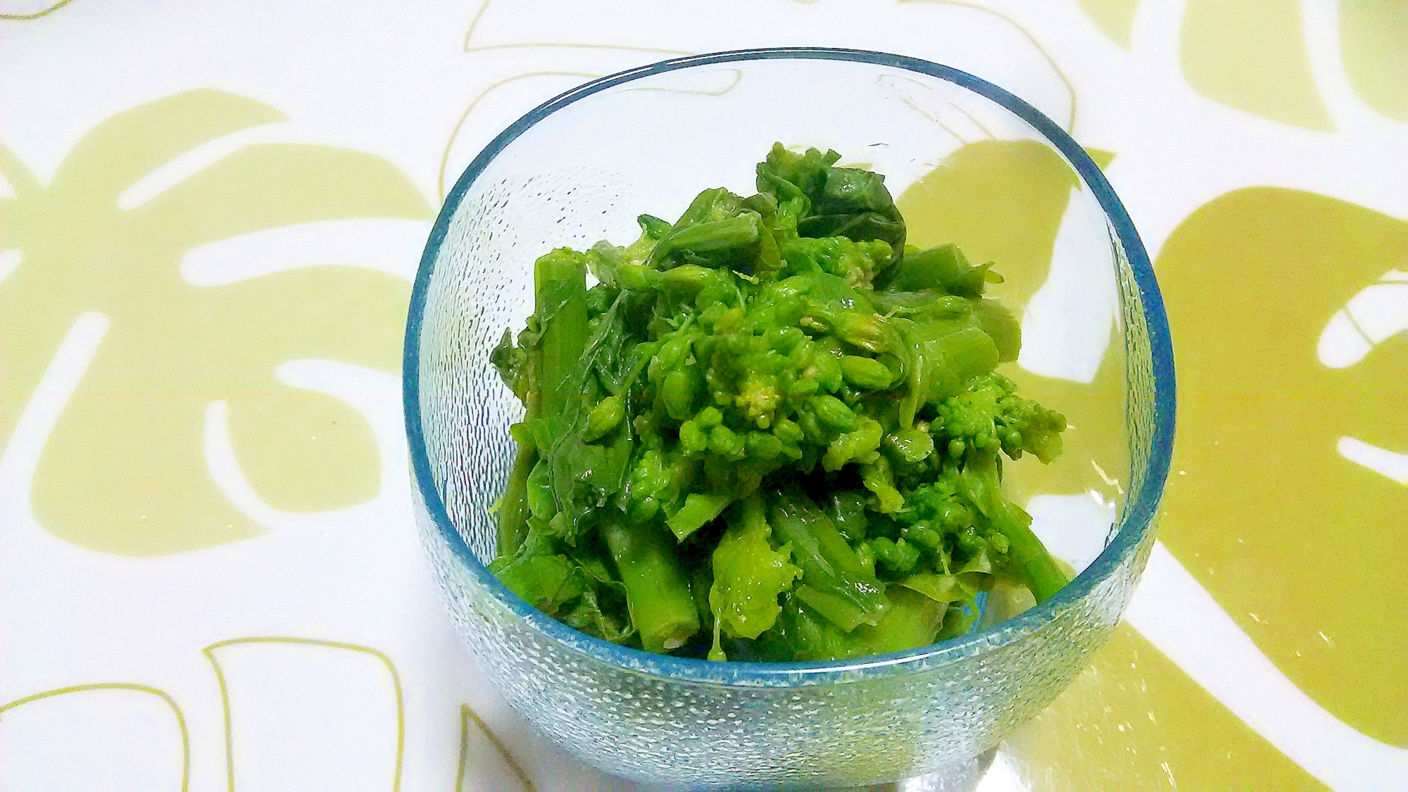 菜の花の白だしからし和え++