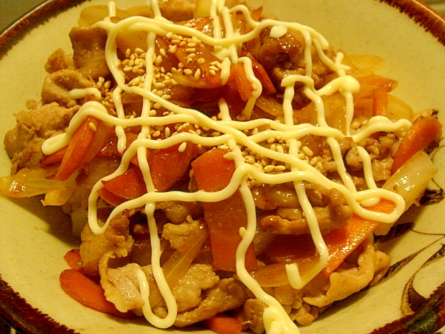 ポン酢マヨ豚丼 レシピ 作り方 By Pchan2 楽天レシピ