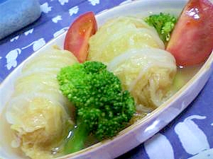 キムチ味のロール白菜