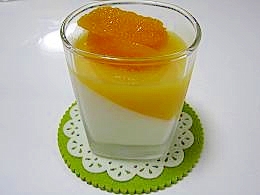 オレンジとミルクの2層ゼリー レシピ 作り方 By あず 楽天レシピ