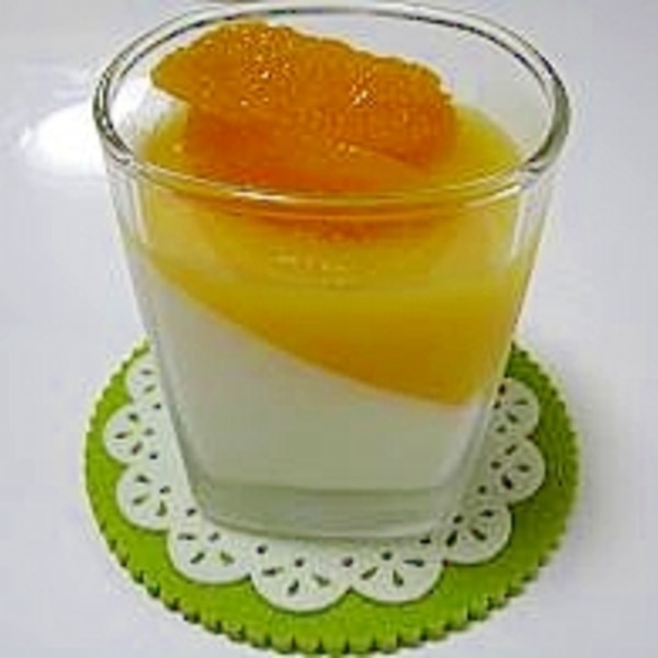 オレンジとミルクの2層ゼリー レシピ 作り方 By あず 楽天レシピ オレンジとミルクの2層ゼリー レシピ 作り方 By あず 楽天レシピ