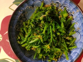 菜の花の胡麻和え♪(˶• ֊ •˶)