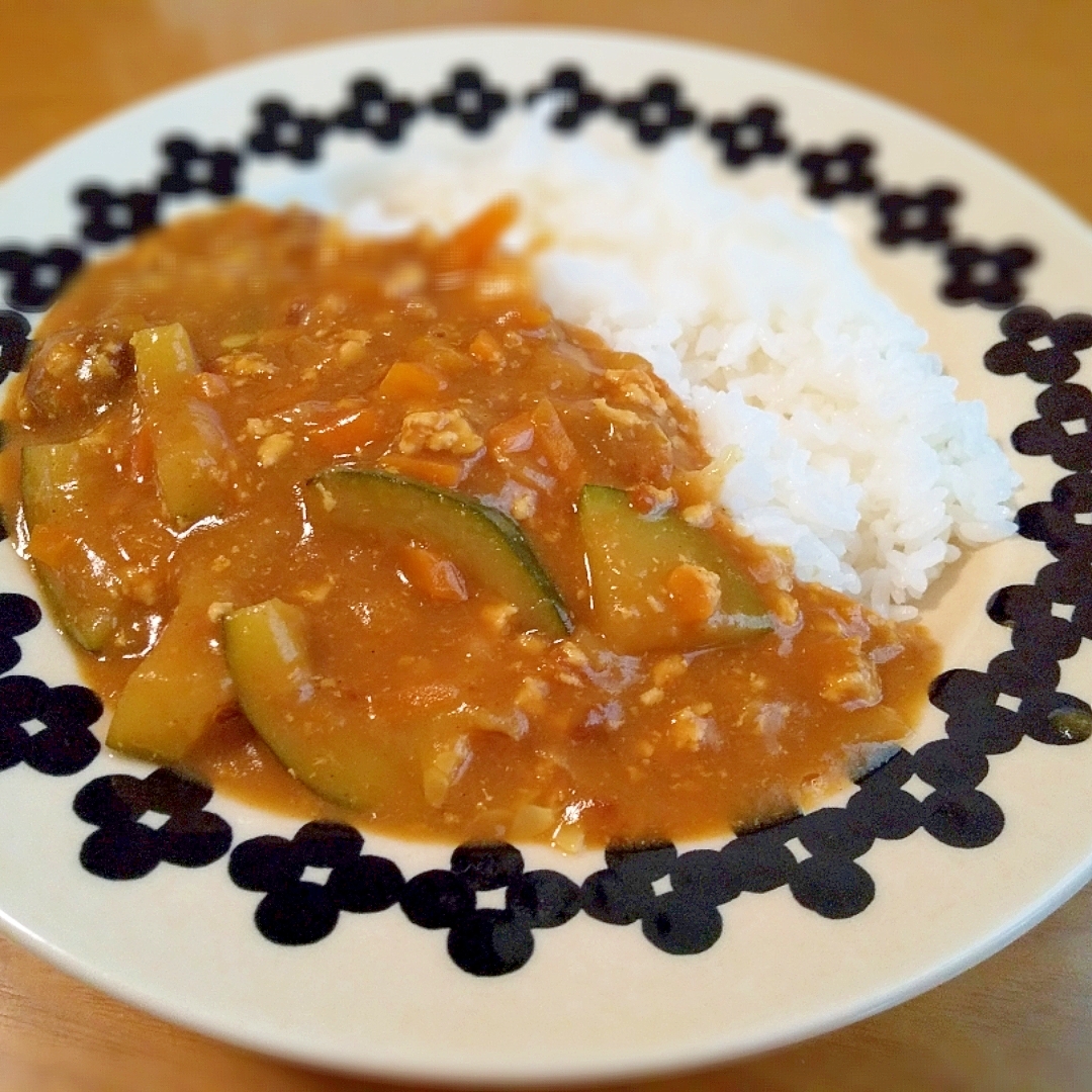 鶏挽き肉であっさり＊キーマカレー