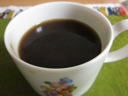 酸味の効いたコーヒーもなかなかですね♪ごちそうさまでした。