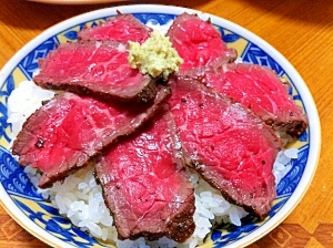 牛のたたき丼