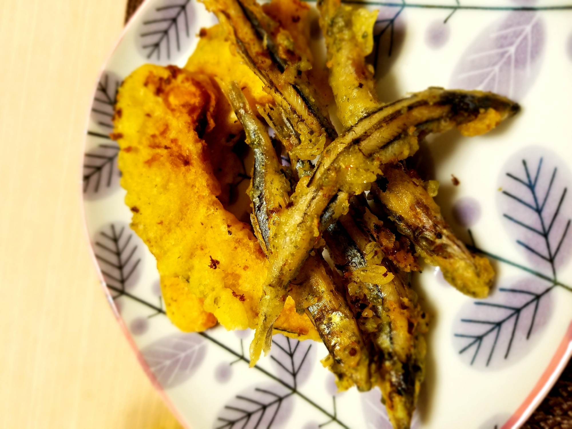 きびなごの磯辺揚げ