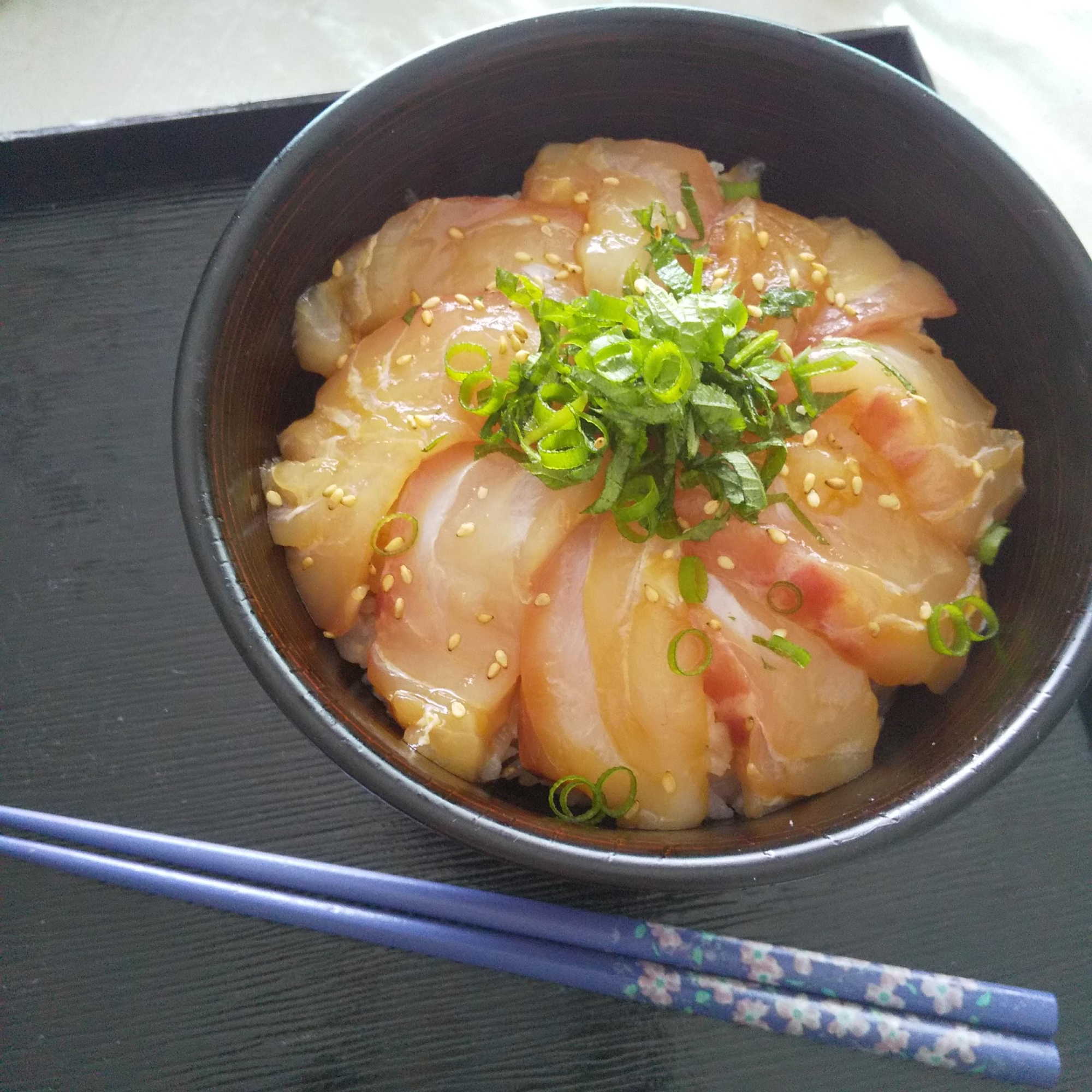 簡単！鯛の漬け丼