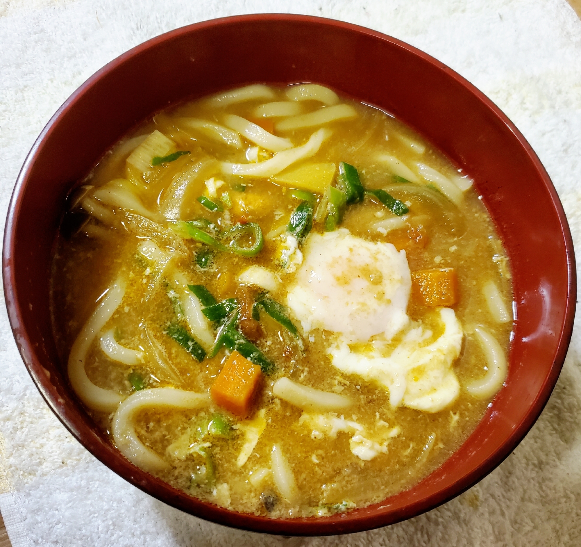 レンジで☆カレーうどん