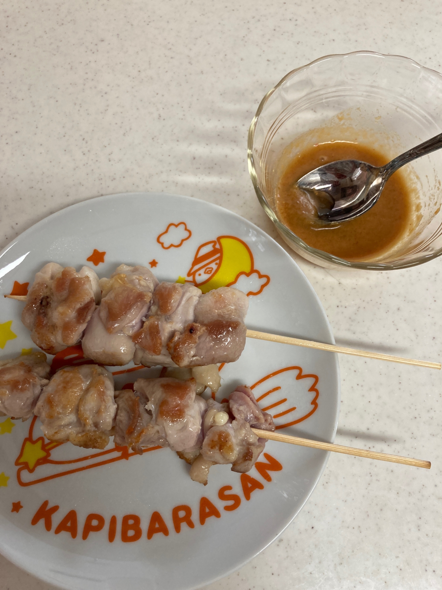 6歳児に作ってもらった インドネシアの焼鳥 サテ レシピ 作り方 By とむ様 楽天レシピ