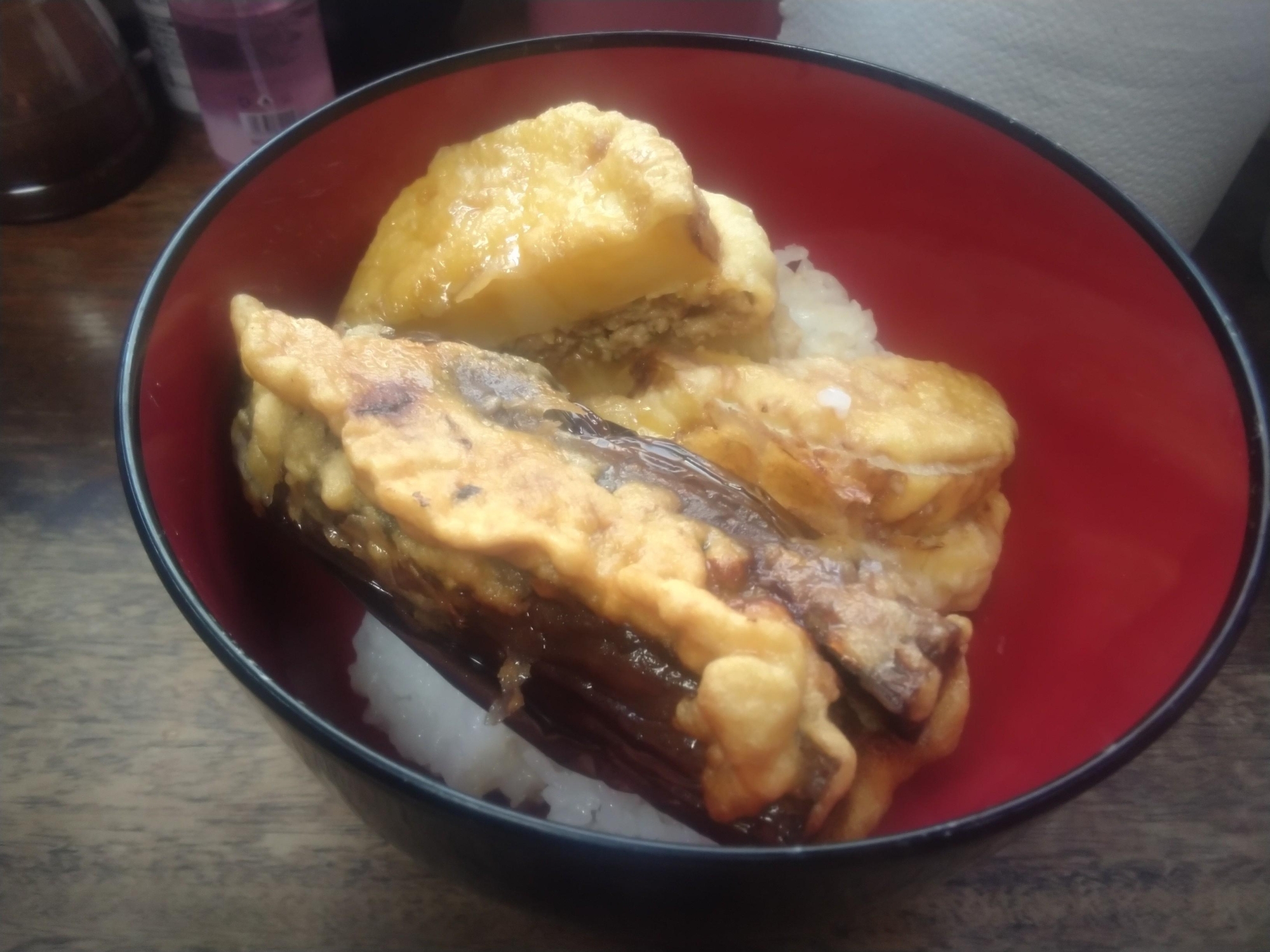 はさみ揚げの天丼風