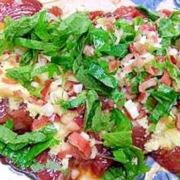 たっぷり香味野菜 カツオ刺身 レシピ 作り方 By Iihi009 楽天レシピ たっぷり香味野菜 カツオ刺身 レシピ 作り方 By Iihi009 楽天レシピ