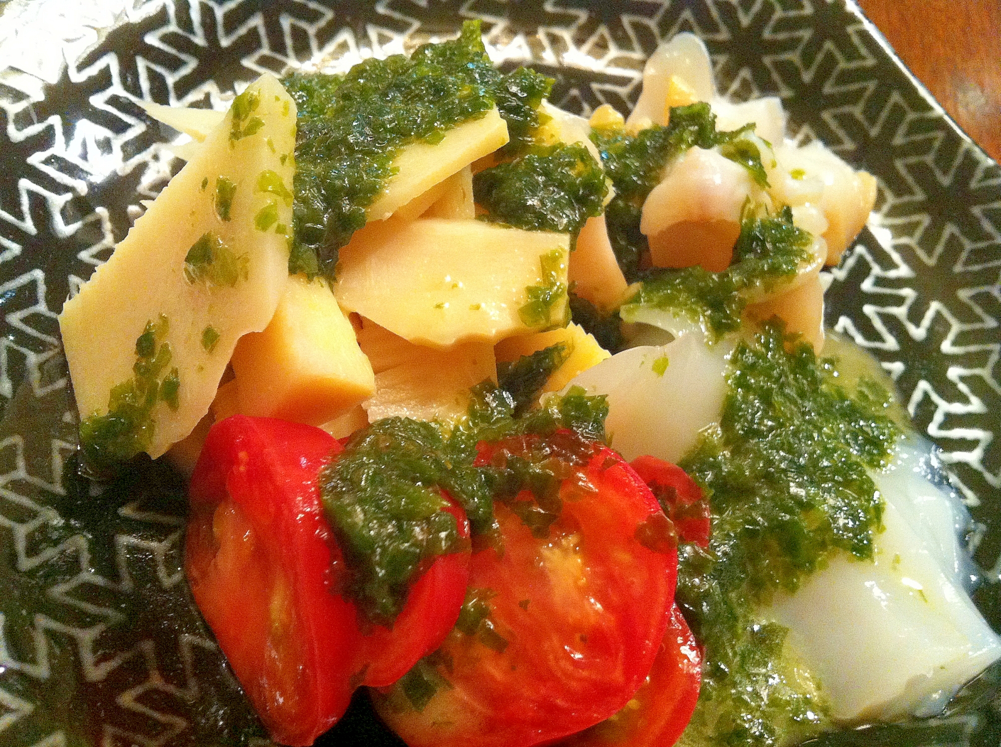 たけのこサラダを ワカメドレッシングで レシピ 作り方 By 魚の大将03 楽天レシピ たけのこサラダを ワカメドレッシングで レシピ 作り方 By 魚の大将03 楽天レシピ