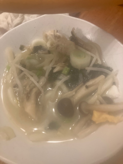 卵と野菜たっぷり☆子供用うどん