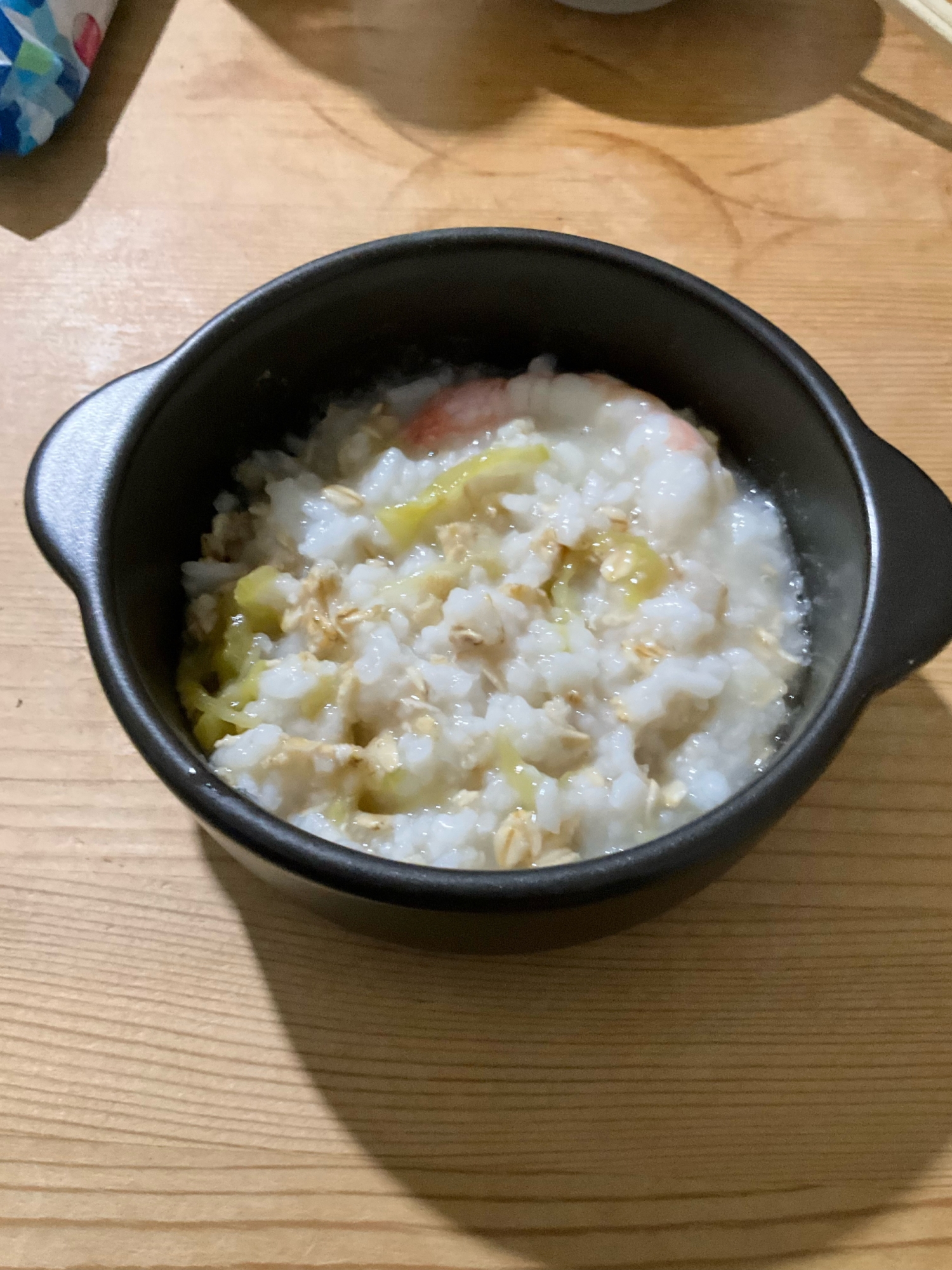 きゅうりオートミール海老入りご飯♪