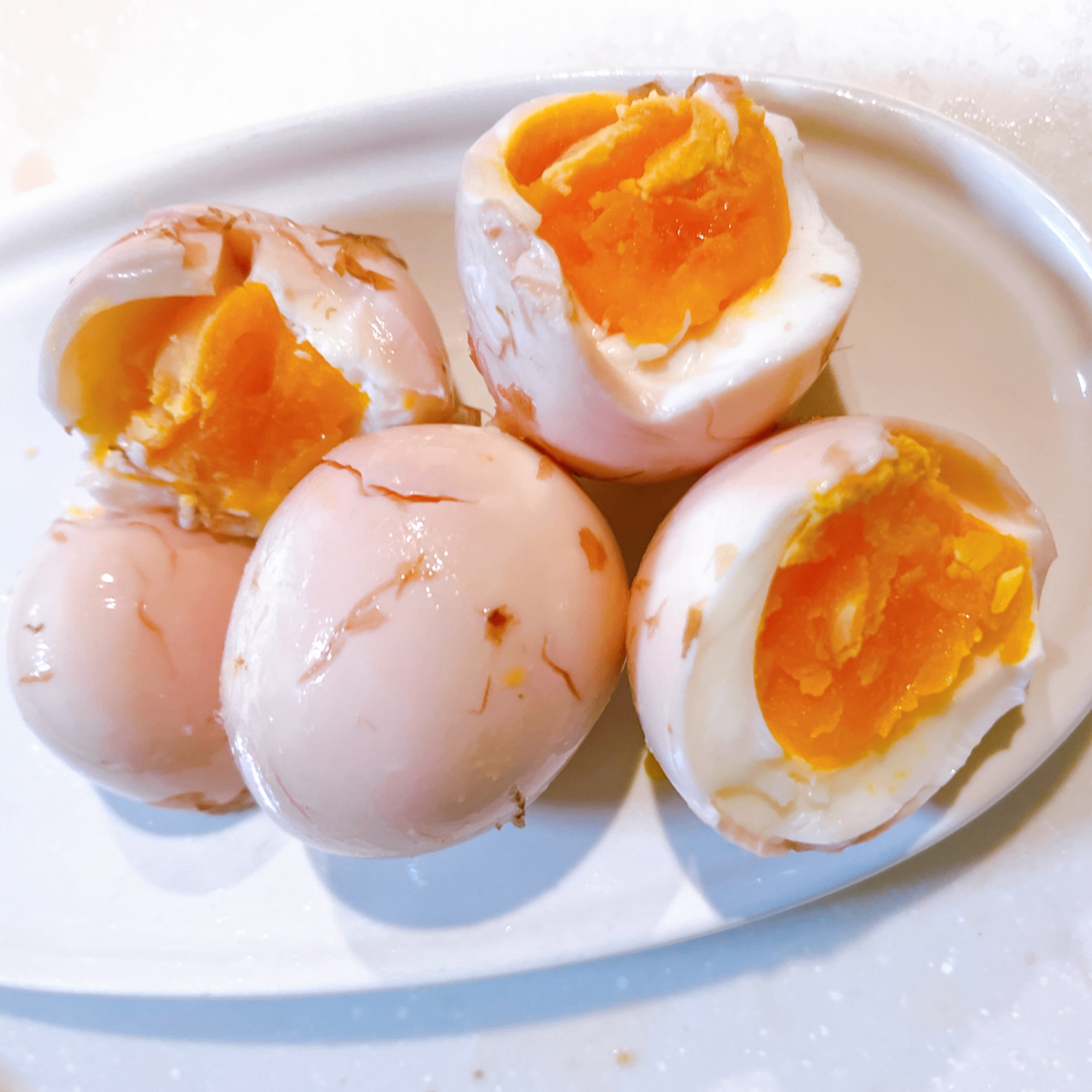 イースターに！漬け込むだけ！梅酢でピンク味玉！