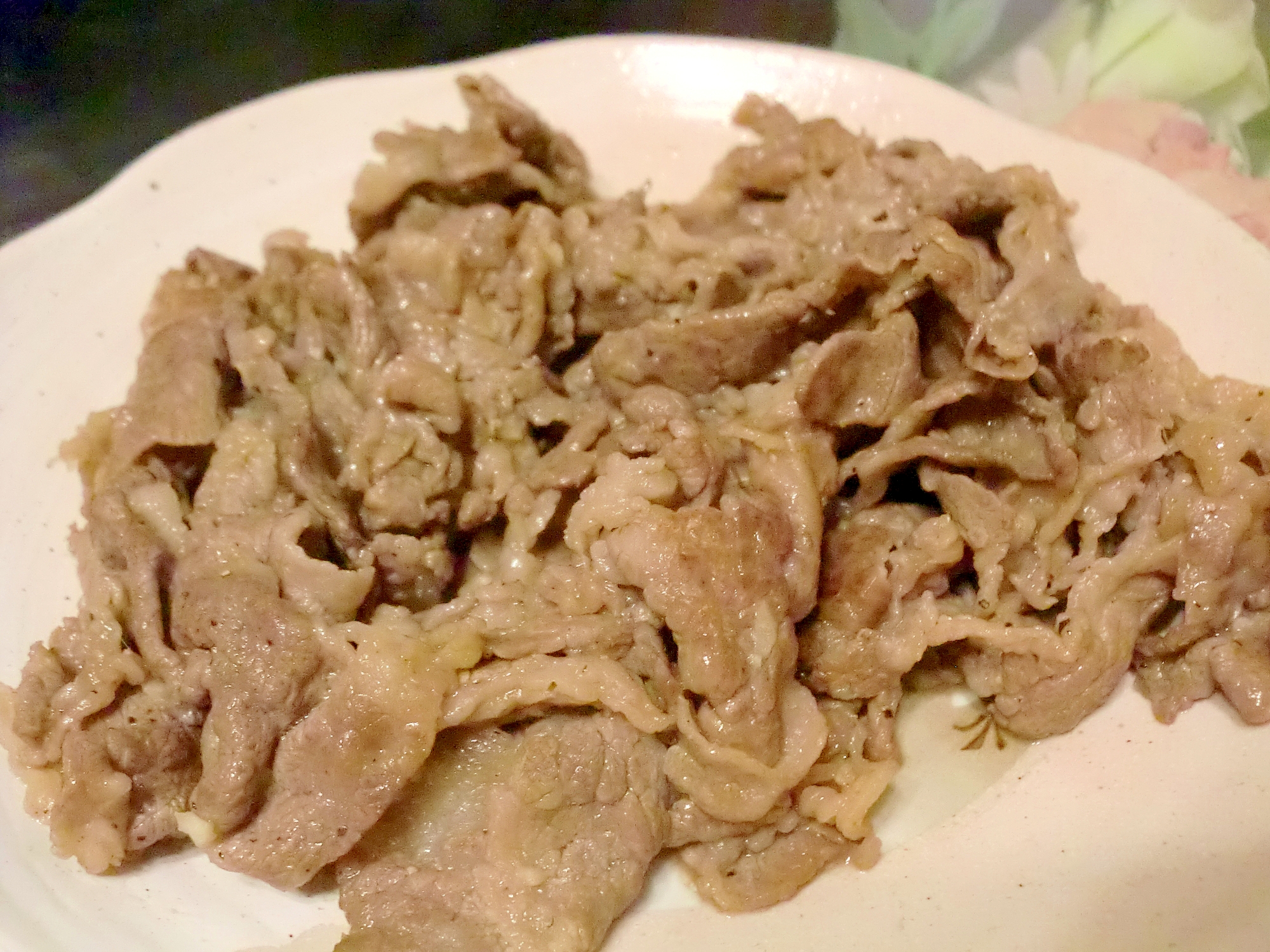 牛肉のマヨガーリック焼き♪