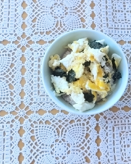 白ごま海苔たま丼