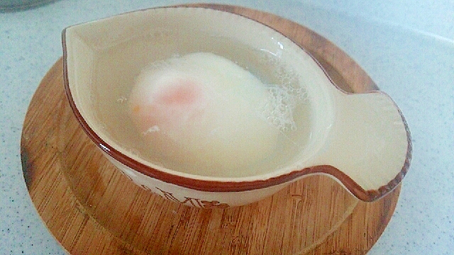 電子レンジで簡単！温泉卵＾＾
