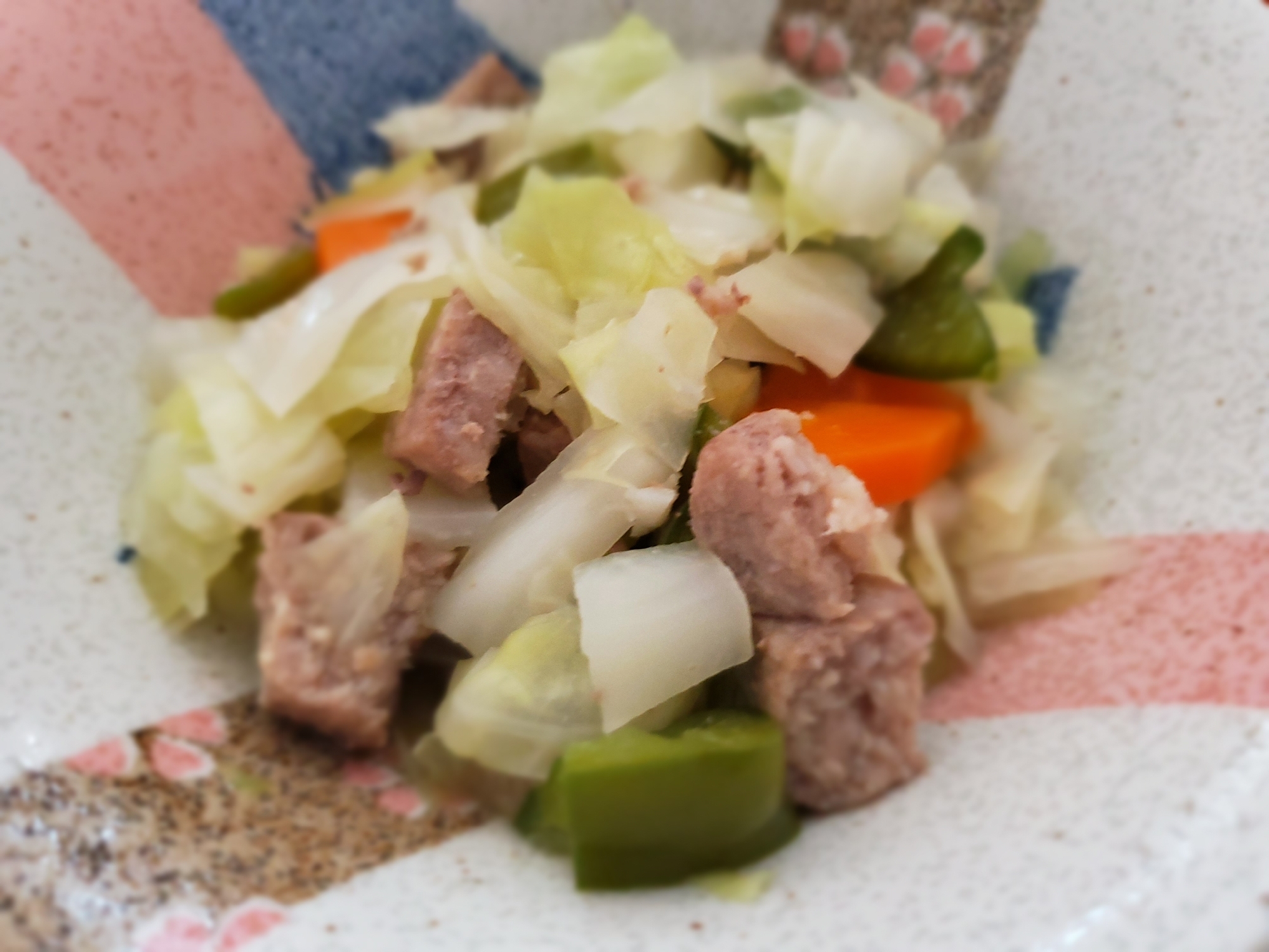 離乳食完了～幼児食 サイコロステーキ入り煮込み野菜