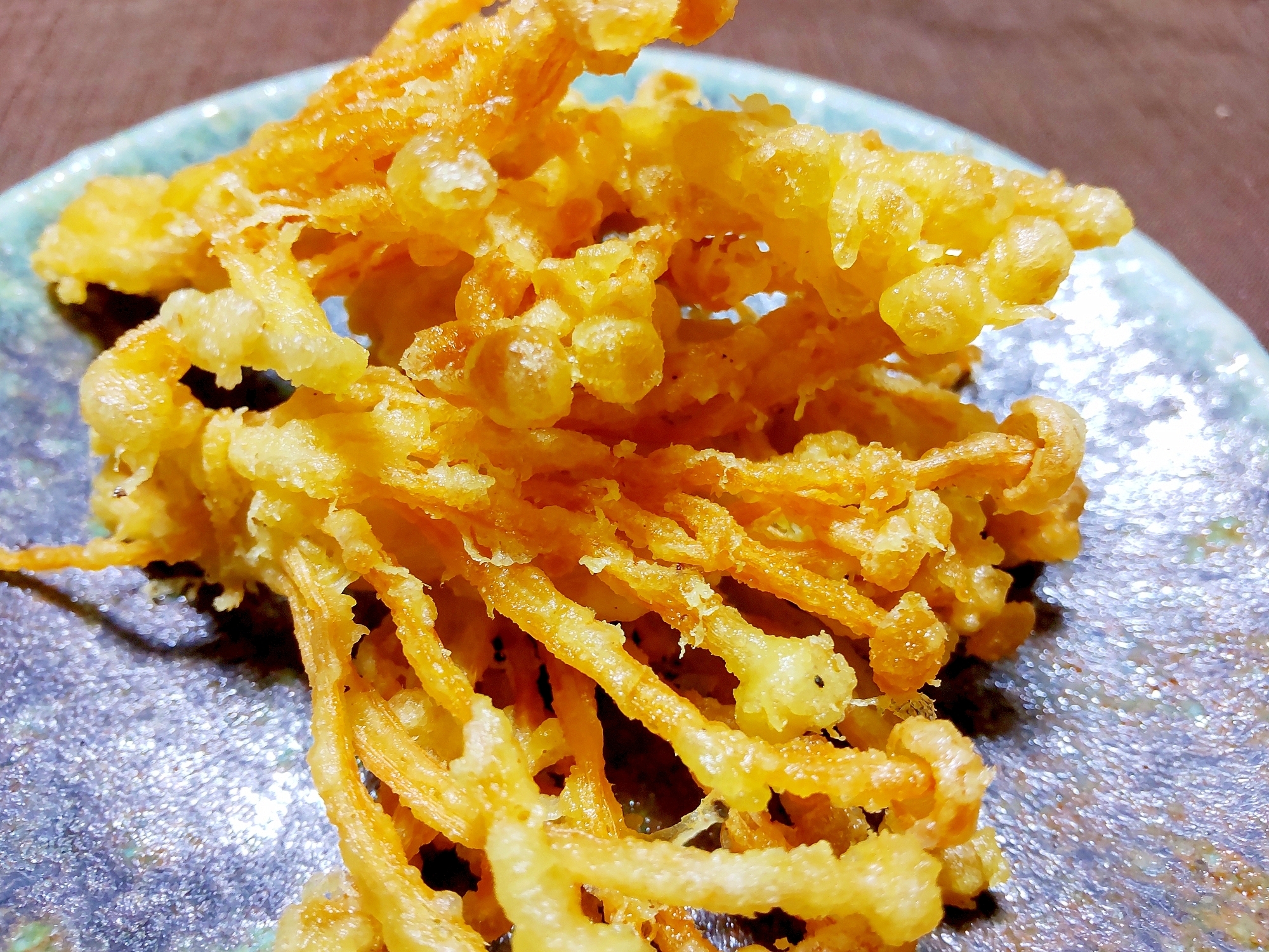 5分で! カリカリ食感ヤミツキ えのき茸天ぷら