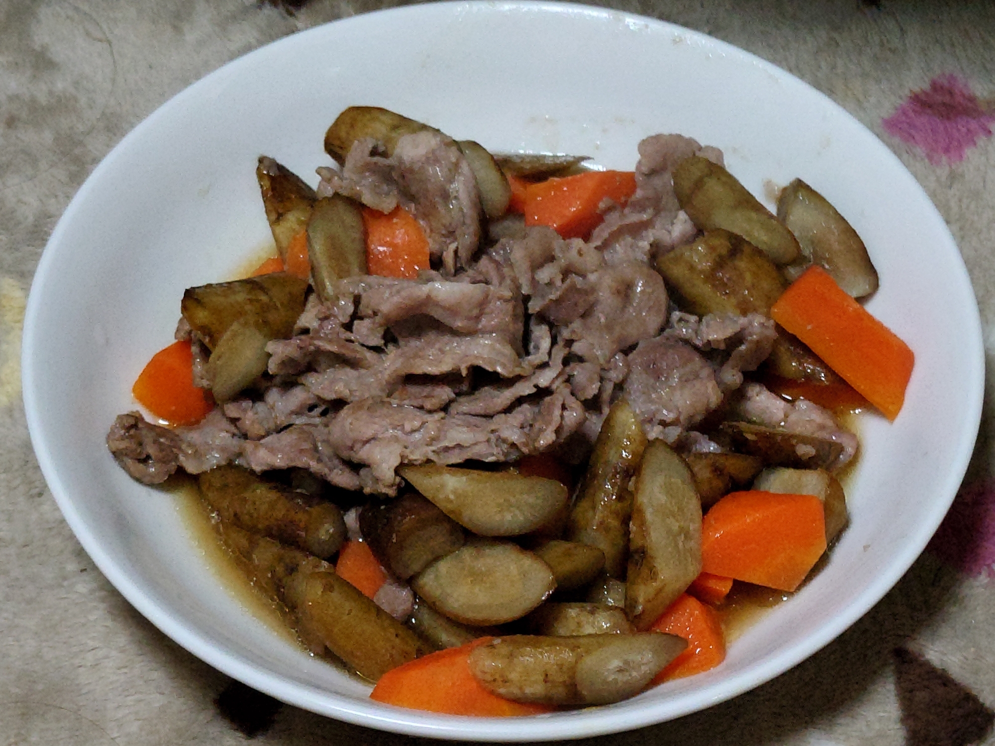 豚肉と人参ごぼうの筑前煮風 レシピ 作り方 By 天使さん 楽天レシピ