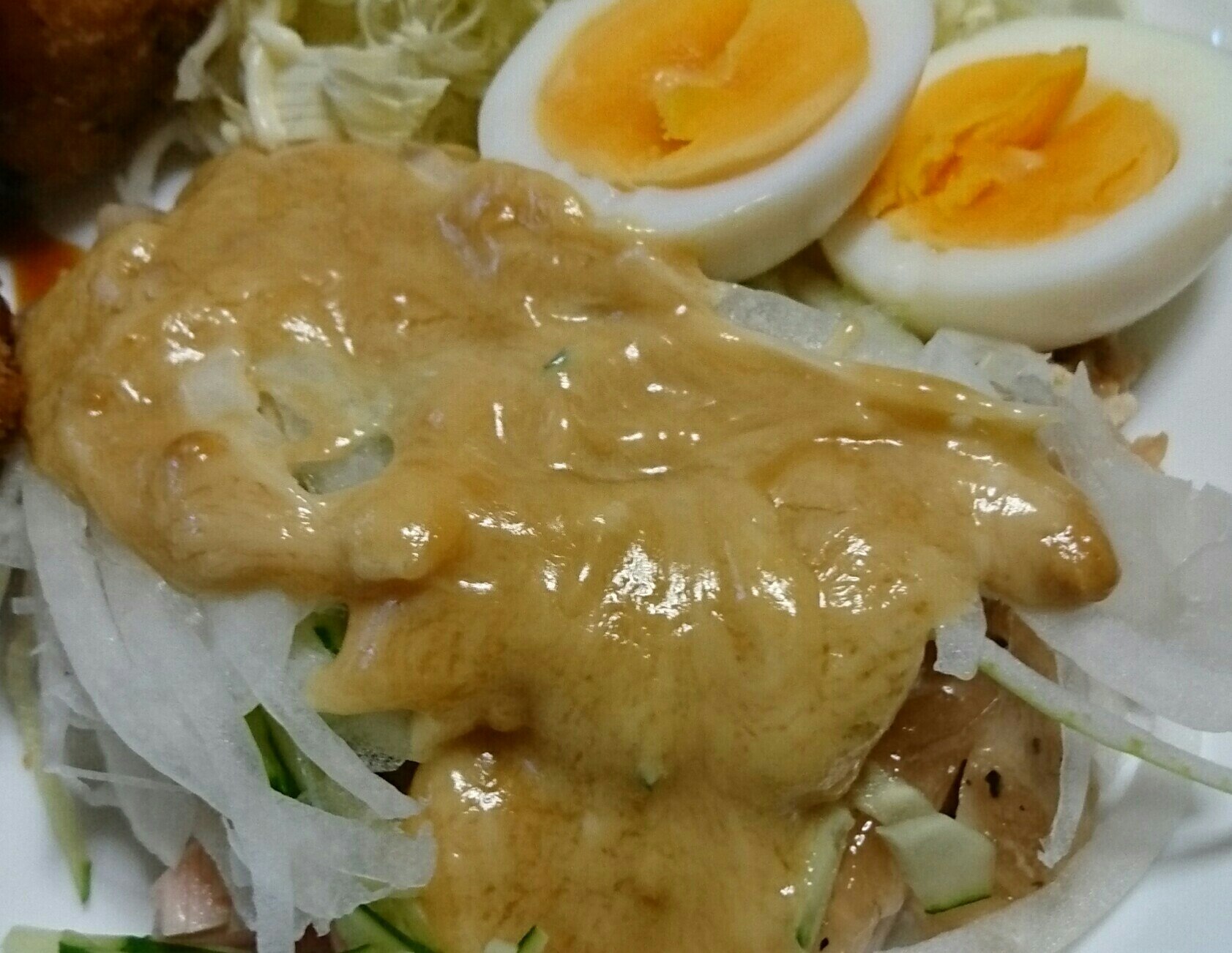 スパイシーピーナッツドレッシングのレシピ