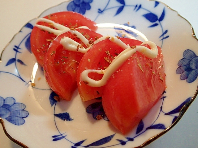 洋風なトマトのプチサラダ