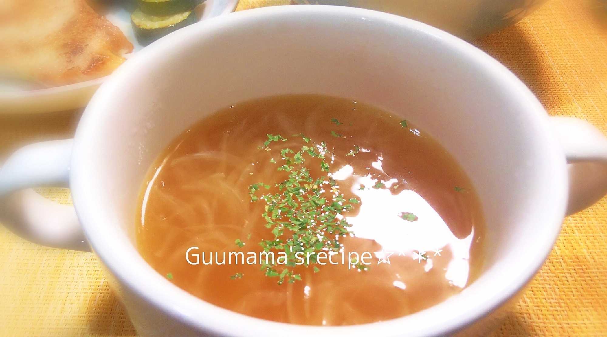 ため息がでるほど美味しい♡シンプルオニオンスープ