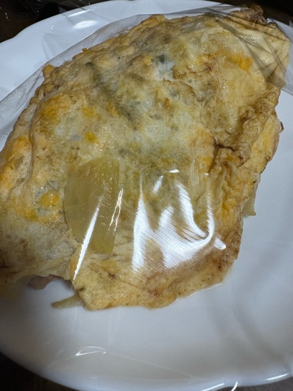 ボリュームたっぷり♪ポテトミートオムレツ♪