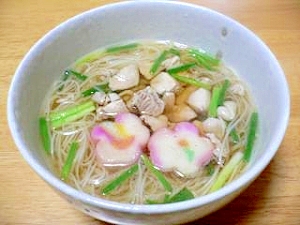 お出汁が旨い☆鶏にゅうめん