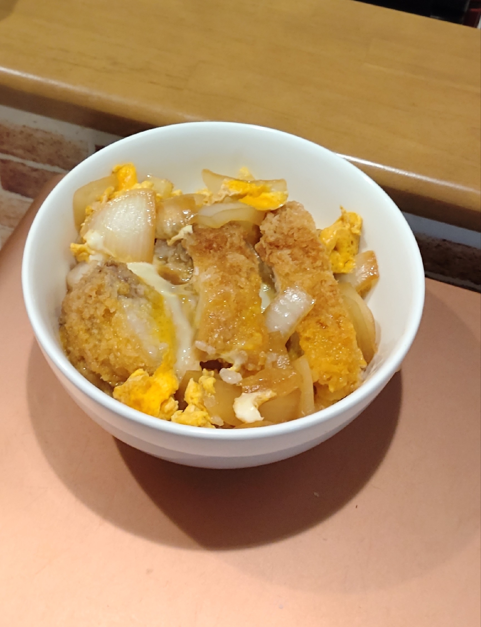 玉ねぎたっぷり♡カツ丼