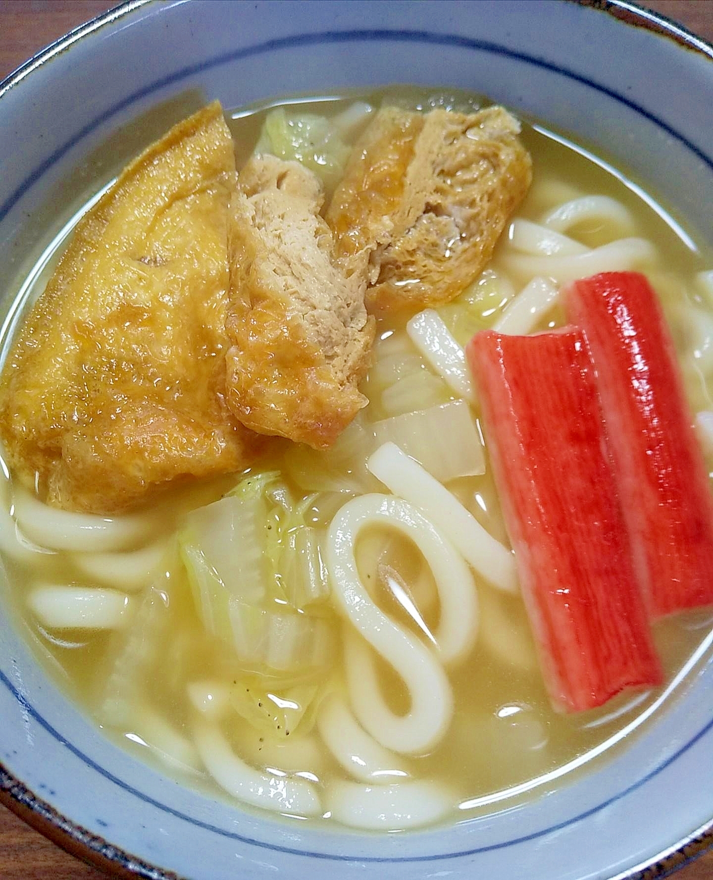 甘めのお揚げが美味しい！シンプルうどん