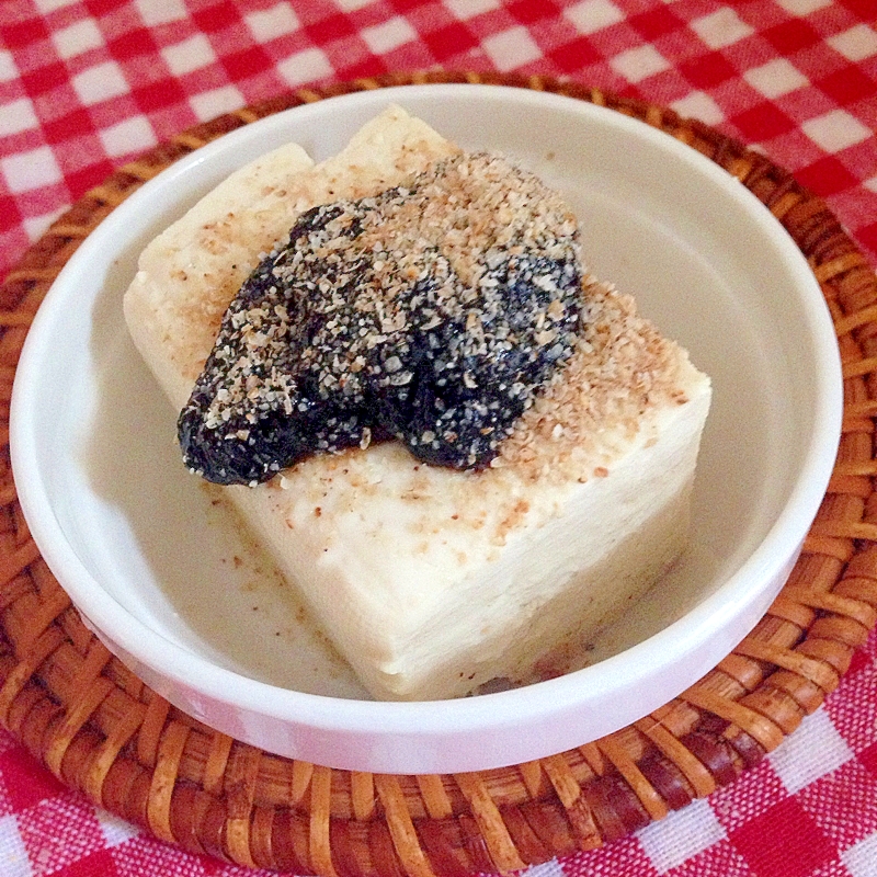 海苔の佃煮とすり胡麻の温奴★