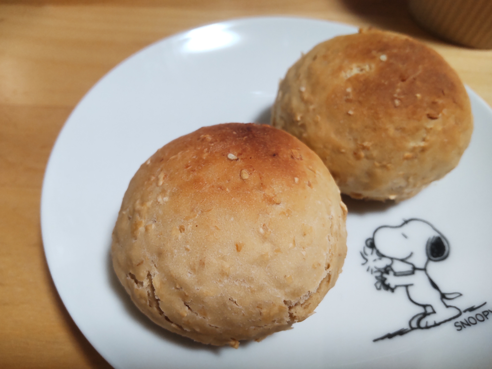 簡単☆パン!オートミール入り