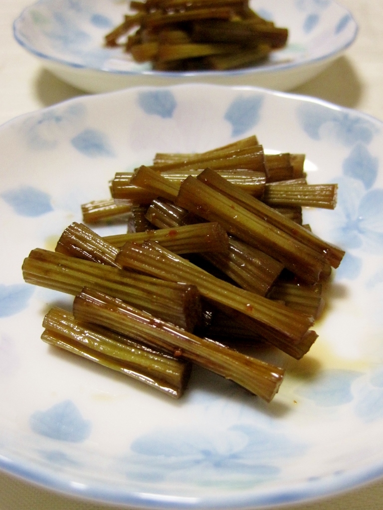 酢が決め手!きゃらぶき【減塩でも美味】