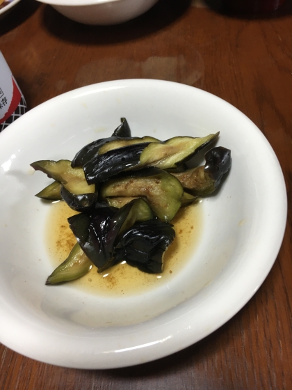 さっぱり茄子のわさび浅漬け