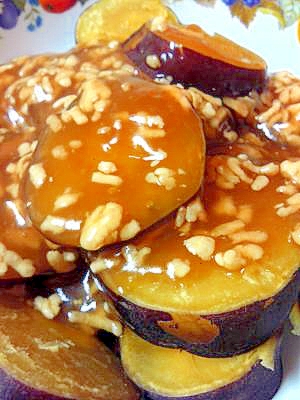 さつまいも煮☆そぼろあんかけ