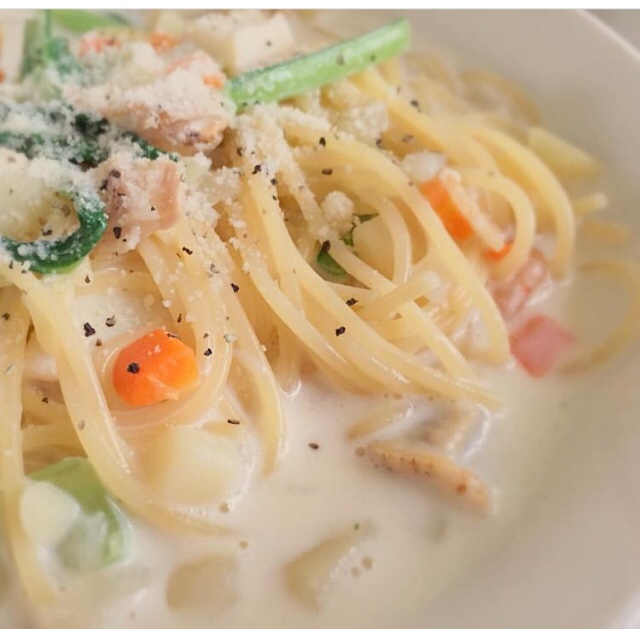 リメイク クラムチャウダーの残りでスープパスタ レシピ 作り方 By Ham Mama 楽天レシピ リメイク クラムチャウダーの残りでスープパスタ レシピ 作り方 By Ham Mama 楽天レシピ