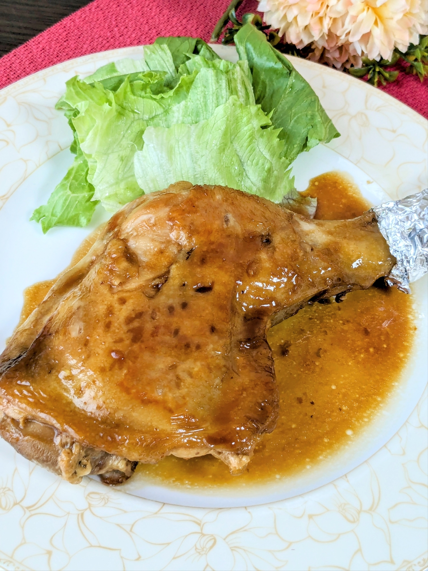 〜骨つき鶏もも肉の照り煮〜