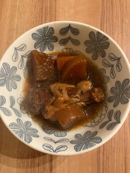 美味しかったです。
大根やにんじんも入れてしまいました。