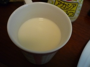 無調整豆乳がほんのり甘くなり美味くなりました（*^_^*）レシピありがとうございました☆