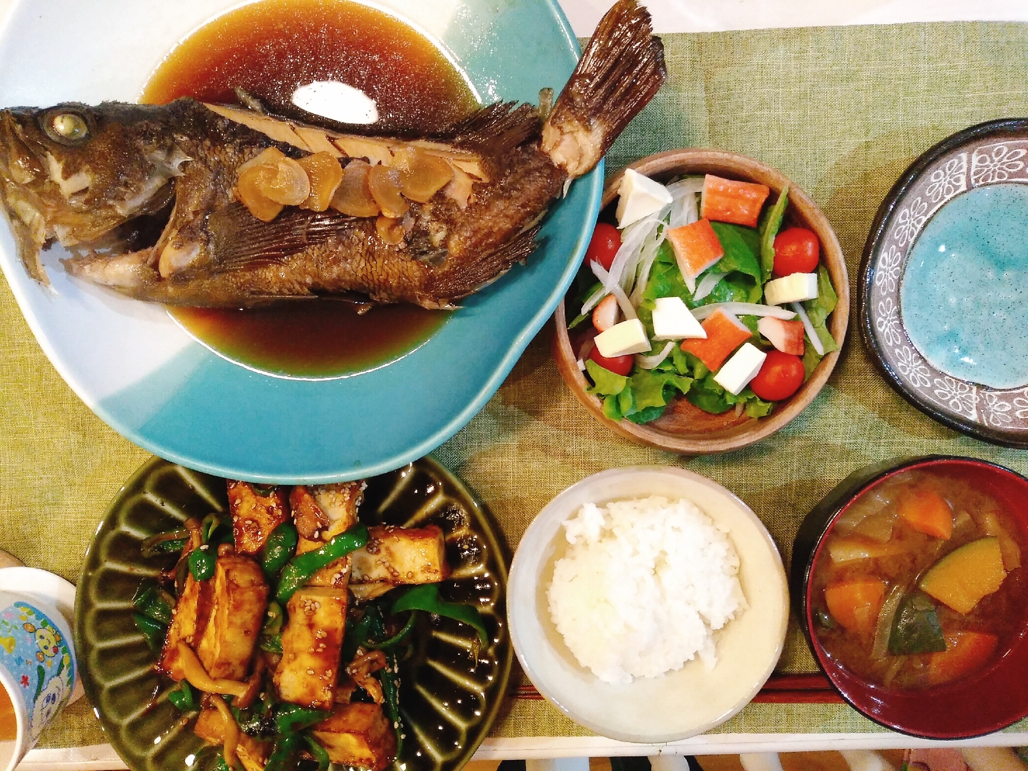アイナメの煮付け 大きい魚の煮付け レシピ 作り方 By 栄養士 ともちん 楽天レシピ