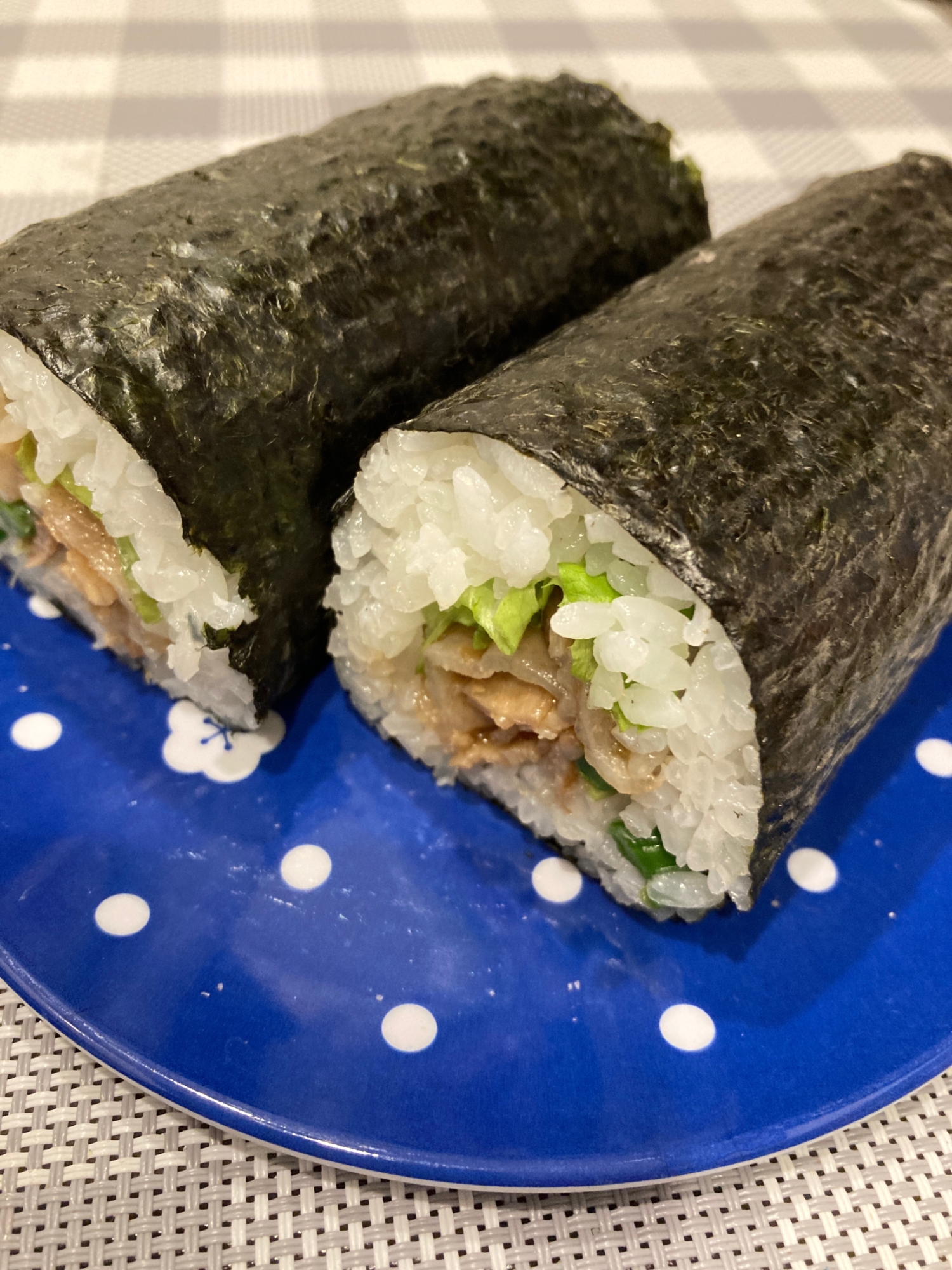 豚バラ肉で☆恵方巻き♪