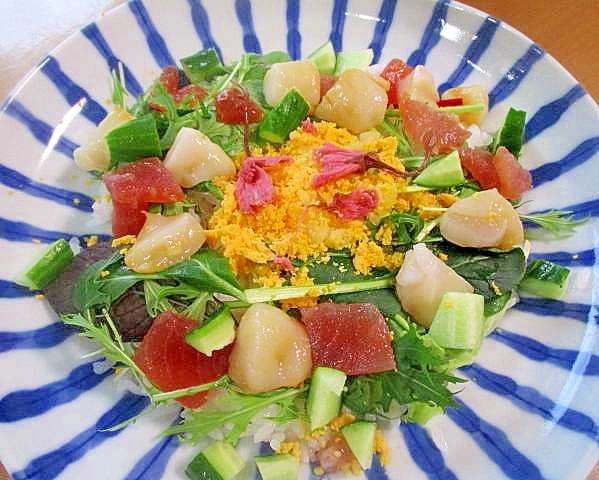 母の日 に祝いの菜の花畑海鮮散らし レシピ 作り方 By サクラノカタライ 楽天レシピ 母の日 に祝いの菜の花畑海鮮散らし レシピ 作り方 By サクラノカタライ 楽天レシピ