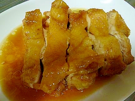 簡単！レンジでチンして鳥もも肉の照り焼き！