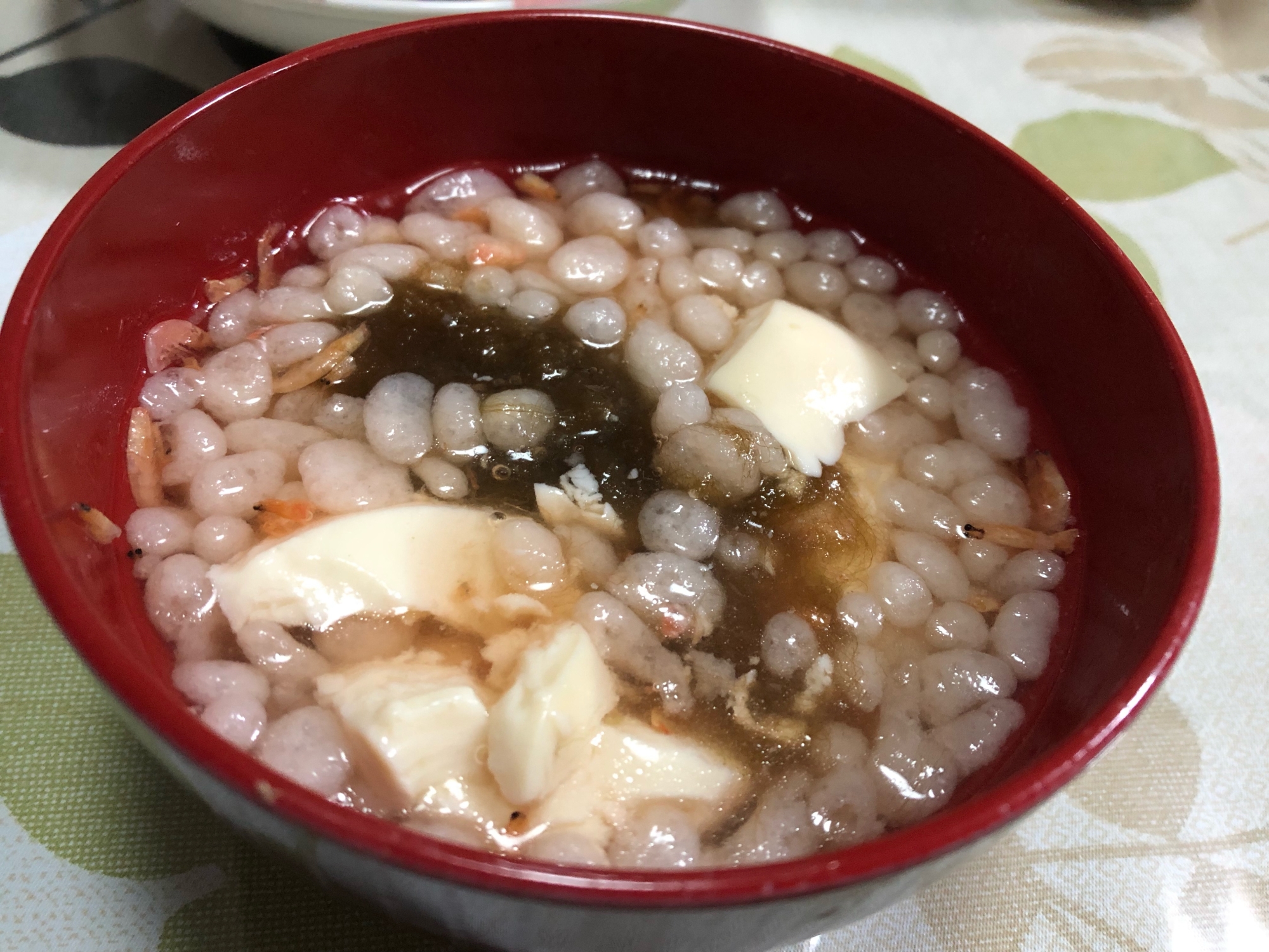 お湯を注ぐだけ‼️ 簡単お吸い物風