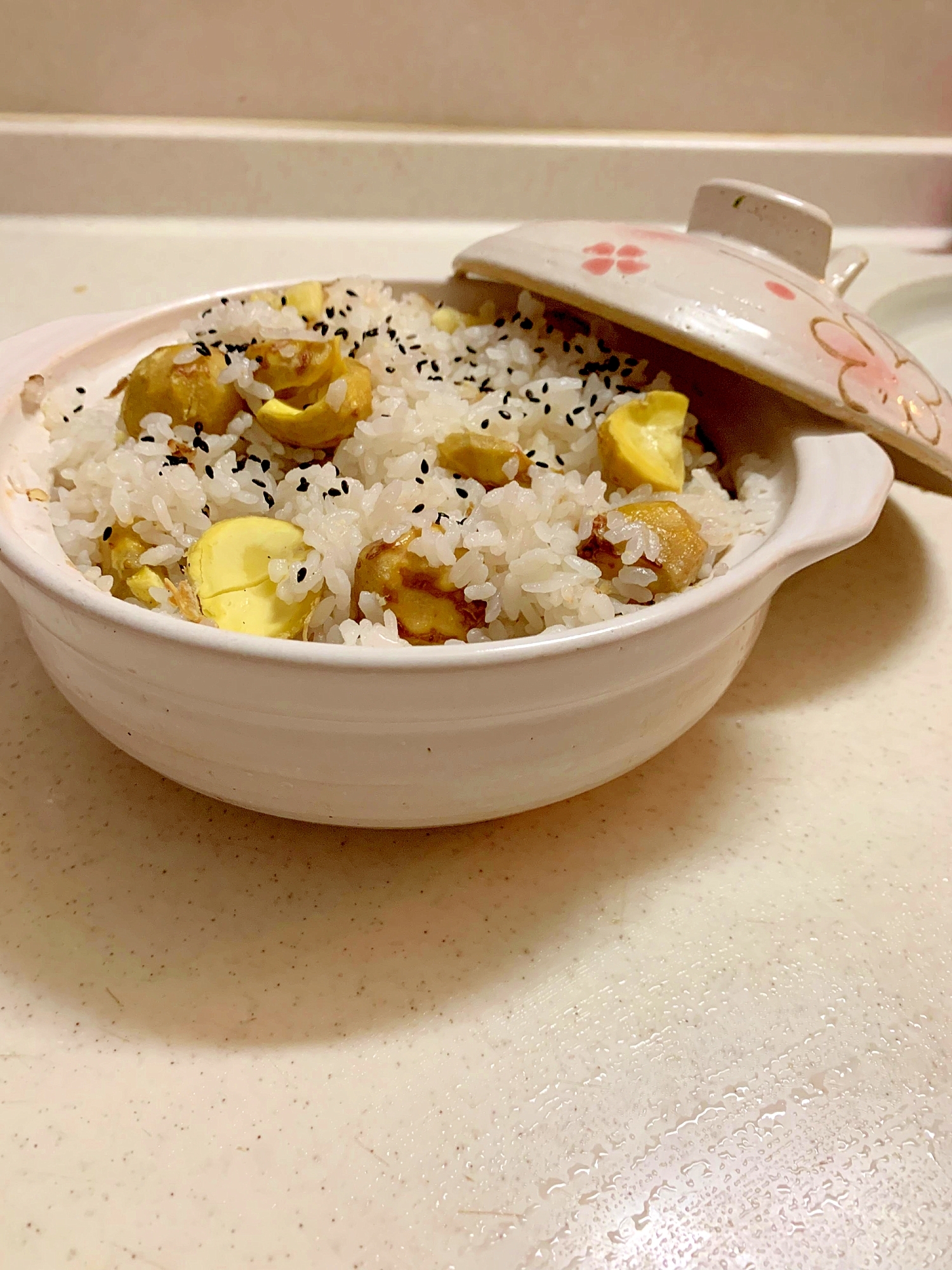 食欲の秋◎土鍋で栗ご飯