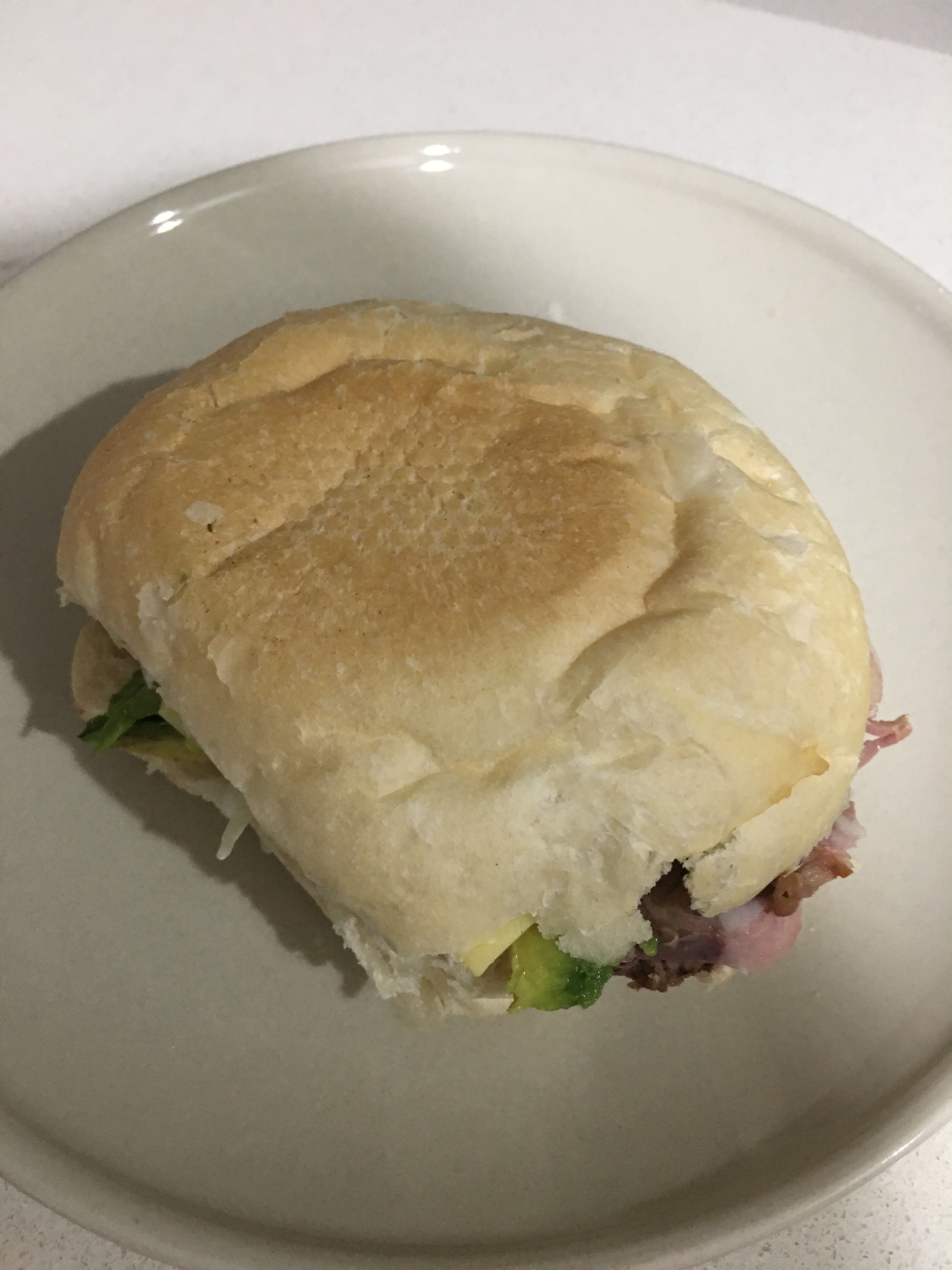 スモーク肉を使った簡単サンドイッチ