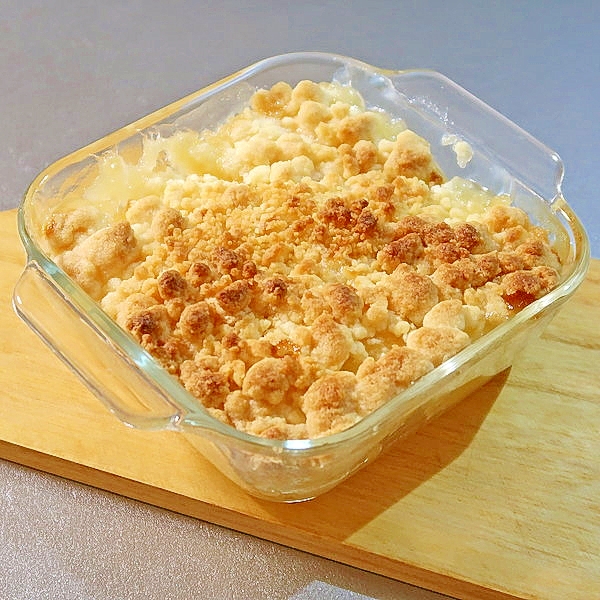 アップル・クランブル☆切って混ぜて焼くだけ