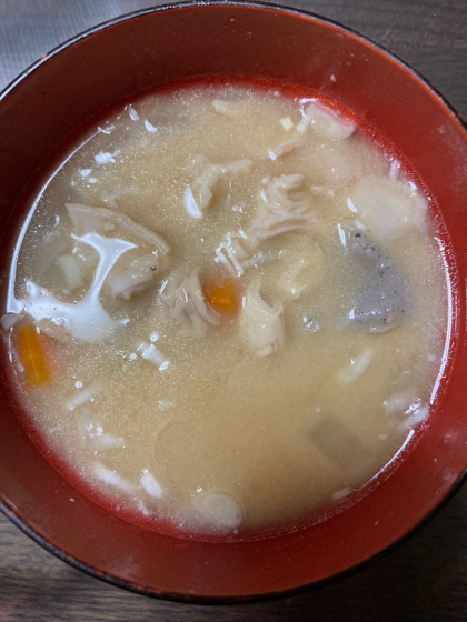 おつまみに豚汁
